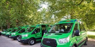 Lord’s Taverners Wales donates minibus to Carmarthenshire special day school LT minibus