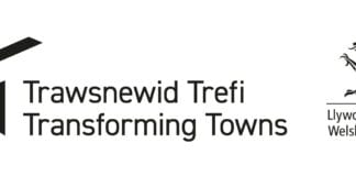 Canol trefi ledled Cymru i dderbyn dros £24m TT WG Final Black