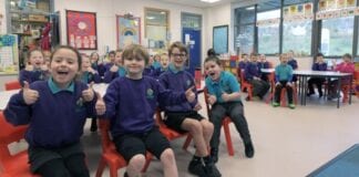 Youngest learners return to school carreg01 newsroom