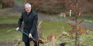 First Minister announces commemorative woodlands mhorwood Welsh Government 150321 11 1