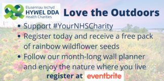Hywel Dda Health Charities Encourages Everyone to Love the Outdoors This May Love the Outdoors banner english