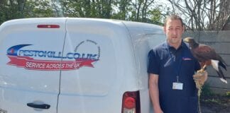 UK’S LARGEST INDEPENDENT PEST CONTROLLER OFFERS £19,000 WORTH OF GRANTS TO LOCAL SPORTS CLUBS Members of Pestokills wildlife team scaled