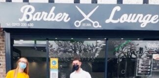 Cardiff barber raises over £2000 for vulnerable families francis lounge