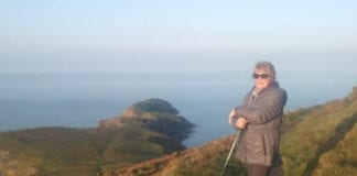 Ceredigion resident walks 10,000 steps a day during coronavirus pandemic gillian walking
