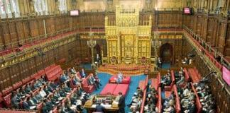 Lords to question Michael Gove on Government’s vision for the Union Chamber House of Lords Houses Parliament London
