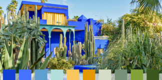 Blooming Beautiful: Colour Palettes of The World’s Most Famous Gardens MAJORELLE GARDEN MARRAKECH MOROCCO