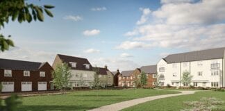 New homes coming soon to former Whiteheads steelworks ROYAL VICTORIA COURT STREET SCENE PLOTS 105 121 CGI of the Royal Victoria Court development scaled