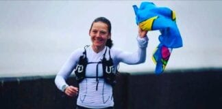 Speedy Sanna smashes Coast Path record for Wales Air Ambulance Sanna Duthie finish