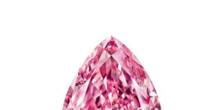 WORLD’S FIRST PUBLIC TENDER OF RARE AUSTRALIAN PINK DIAMONDS GIVES PRIVATE BUYERS CHANCE TO BUY THE ULTIMATE GIFT a pear shape pink diamond by Graff