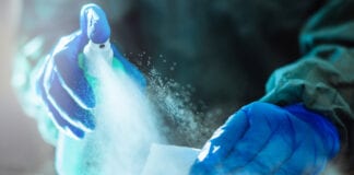 Applying UV light to common disinfectants makes them safer to use, and in higher concentrations blobid2 1619804424522