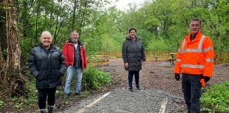 Lending a hand: Railway staff help build new sensory garden for Pontarddulais community c43cd48bd11a483083618ac09d4b11cb