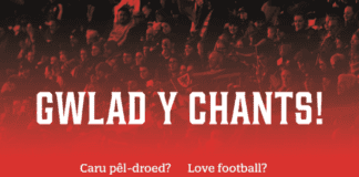 Gwlad y Chants: Vote for your favourite footy chant to support Wales gwobrau 1