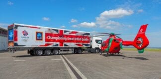 Aldi & Wales Air Ambulance Work Together To Donate Items To Food Banks use w wales air ambulance food banks