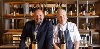 BAFTA TV AWARDS 2021: What’s on the menu? BAFTA Piccadilly Front of House Graham Lloyd Bennet with BAFTA Piccadilly Head Chef Anton Manganaro scaled
