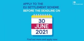 EU Settlement Scheme – Less than 30 days to go EUSS image 30 June 2021 Facebook