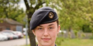 Carmarthen Recruit Sails through Navy training Eden Evans scaled