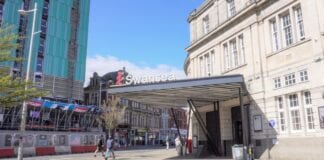 Swansea railway station sees biggest refurbishment in more than a decade Swansea Station 2021 scaled