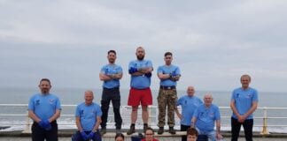 Hywel Dda Health Charities on planks challenge Veterans planks challenge picture 5