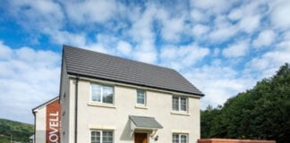 Cardiff-based partnership homes developer Lovell celebrates second consecutive win at NHBC Pride in the Job Quality Awards shot13 exterior of the abse style showhome at lovell homes ymyl yr afon development 002