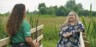 “Gwent Levels vitally important to South Wales and the world – we will work to protect them” – Climate Change Minister PO 010721 MAGOR MARSH 19