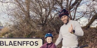 Hywel Dda Health Charities on father and son fundraiser Martin and Celt Edwards picture