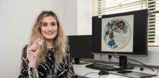 The Royal Mint launches Through the Looking Glass coin designed by Welsh artist The Royal Mints Ffion Gwillim celebrates Alices Adventures in Wonderland and Through the Looking Glass on commemorative coin scaled
