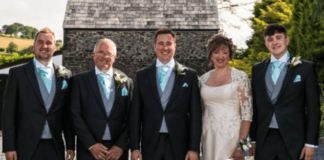 Hywel Dda Health Charities on Thomas family fundraiser for Glangwili Hospital Thomas Family picture new