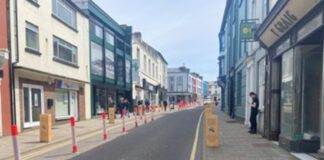 Daily road closures come to an end in Ceredigion’s Safe Zones pier street aberystwyth may2021