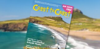 Dyma’ch cyfle i hysbysebu yn Coast to Coast Coasttocoastcoverweb