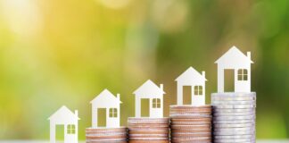 FTB property values up £25k in a single year bigstock Paper House Model On Coins Sta 279182236 e1547969753106