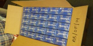 Gwerth £200K o sigaréts anghyfreithlon wedi’u meddiannu yng Nghymru importedImage171772 header