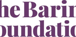Cyllid ar gyfer menter y celfyddydau a iechyd meddwl Baring Foundation logo colour