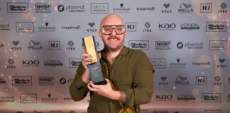 Cardiff stylist wins top business award at national industry event Casey Coleman Chair Studio in Cardiff scaled