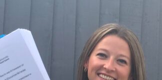 Arbenigwr iechyd plant yn cyrraedd y rhestr fer am anrhydedd ymchwil o fri Emily Marchant head shot