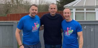 Hywel Dda Health Charities on marathon fundraiser for Glangwili Gerald and Bryan marathon fundraiser picture1