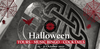 Halloween Week Celebrations at Spirit of Wales Distillery Spirit of Wales Distillery Halloween Celebrations 25 to 31 October 2021 in Newport South Wales