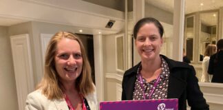 Local MP Virginia Crosbie meets charity to discuss issues affecting deaf children on Anglesey Virginia Crosbie MP and Jo Campion scaled