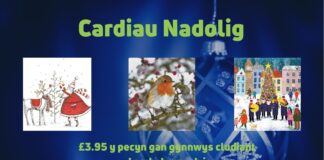 Mae Elusennau Iechyd Hywel Dda wedi lansio eu cardiau Nadolig ar gyfer 2021- Xmas cards 2021 Welsh CANVA 2