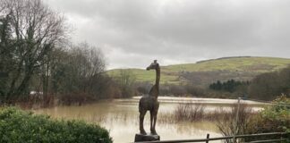 Mid and West Wales Fire and Rescue Service statement on MAWWFRS Flooding Incidents 04/10/2021-05/10/2021 machynlleth flooding 3