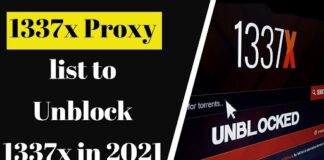1337x Proxy list to Unblock 1337x in 2021 1337