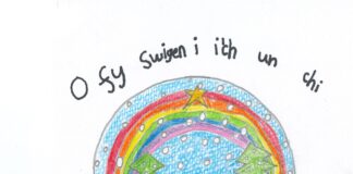 ‘Nadolig Gwyrdd i Bawb’ – Prif Weinidog Cymru yn lansio cystadleuaeth dylunio cerdyn Nadolig 2019 Christmas Card Winner scaled