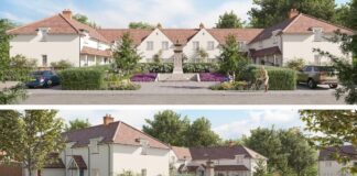 Planning granted for flagship Pontllanfraith housing development Chartist Garden Village CGIs 762