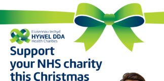 Hywel Dda Health Charities’ 2021 Give a Gift Appeal HDHC Christmas English Poster