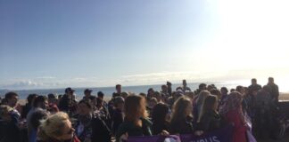 University welcomes back charity beach walk Hopewalk 1