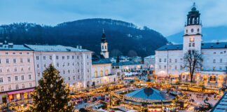 Christmas Festivities: The Most Instagrammable Christmas Markets in Europe Salzburg Austria Photo Credit Izabela23 Shutterstock.com scaled