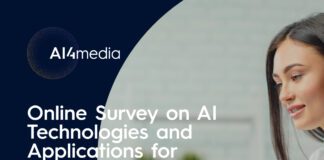 Open online survey on Artificial Intelligence (AI) for the Media sector 17dec survey 1200x1200 ai4media mm 20220110 v3