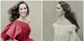 Kate Middleton: ‘One shoulder dress’ searches spike 733% after Duchess wears one in new birthday portraits kate40