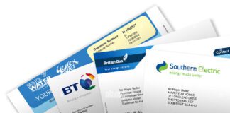 Finance expert explains how you can reduce your fuel usage and save money this Energy Savings Week utility bills gas electricity telephone and water on white background BD5FE6