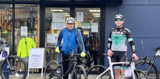 Taith feic ddeunaw milltir wedi’i chynllunio ar gyfer Apêl Cemo Bronglais Afan charity ride picture 2 scaled