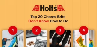 The UK’s Most Annoying Household Chores Revealed Top 20 Chores Brits Dont Know How to Do Logo scaled